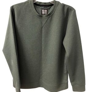 32 Degrees Heat Men’s Pullover Crewneck Sweatshirt - Olive Green Sz M